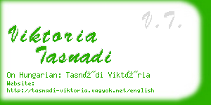 viktoria tasnadi business card